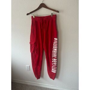 Billionaire Boys Club Red Joggers